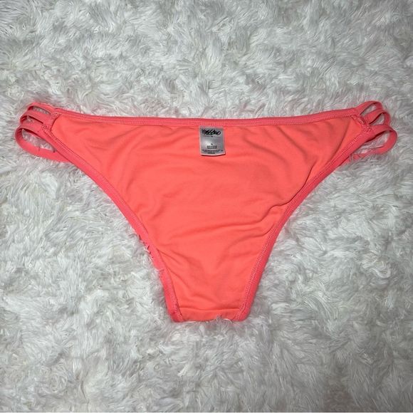 Mossimo Coral Strappy Hipster Bikini Bottom XL - Picture 8 of 15